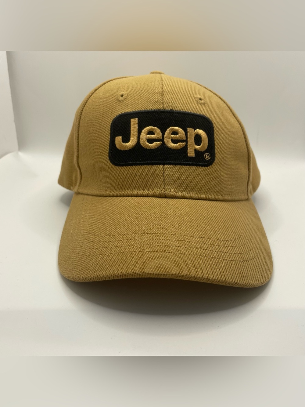 JEEP Canvas Adjustable Hat Open Road OSFM Wrangler Cherokee Embroidery EUC
